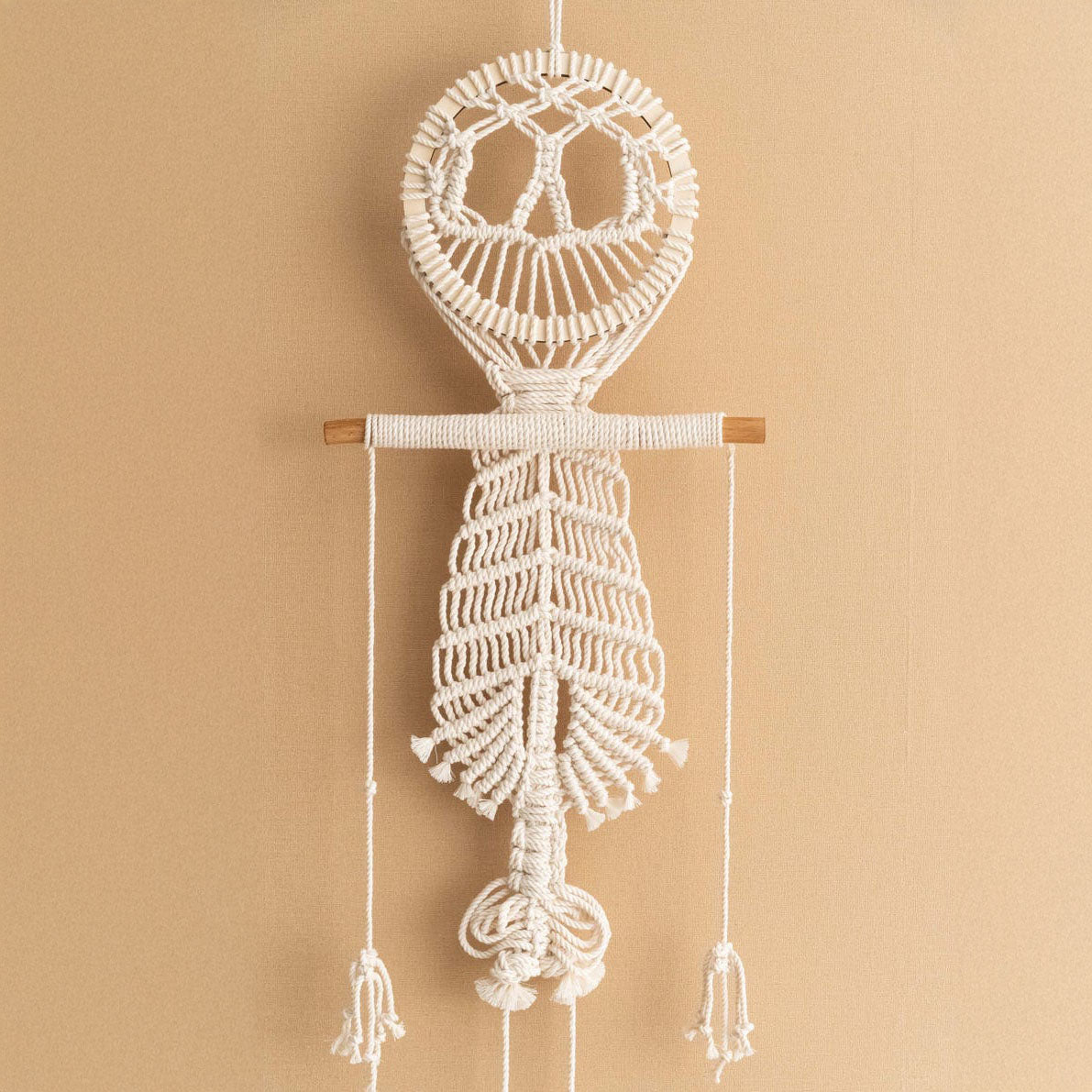 BOO-SKULL - MACRAMÉ SKELETON