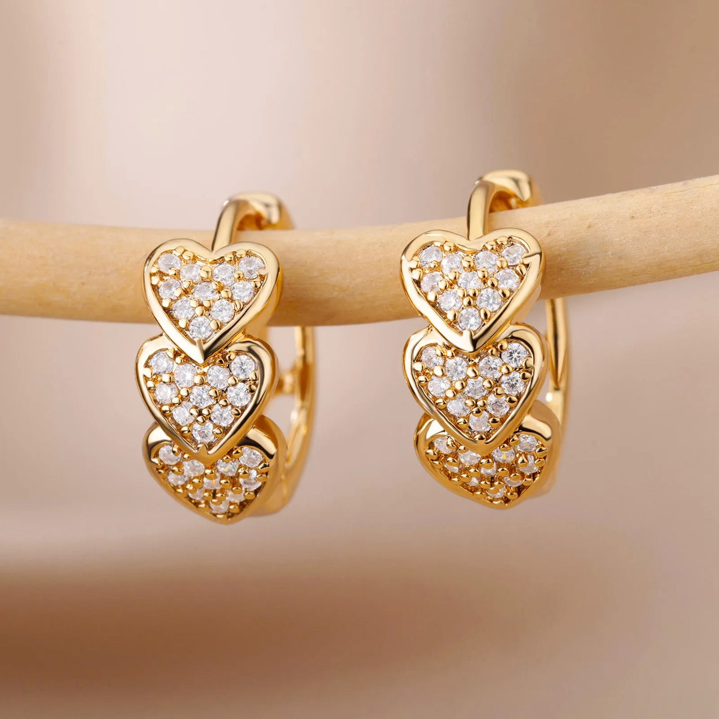 Amara Heartstone Earrings
