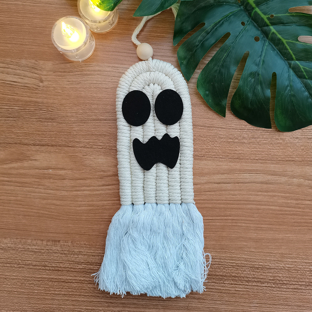 BOO-BRAID - MACRAMÉ GHOST HANGINGS SET