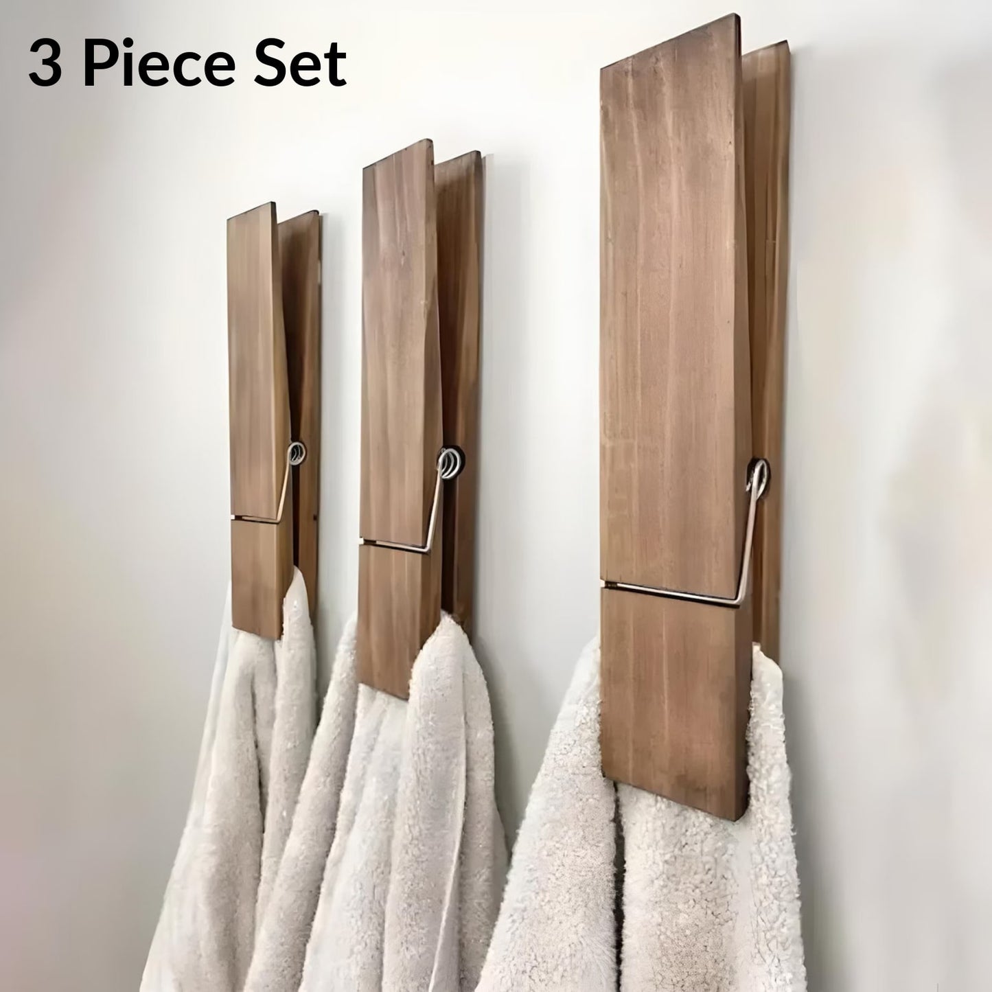 GIANT CLOTHESPIN - TOWEL HOLDERS