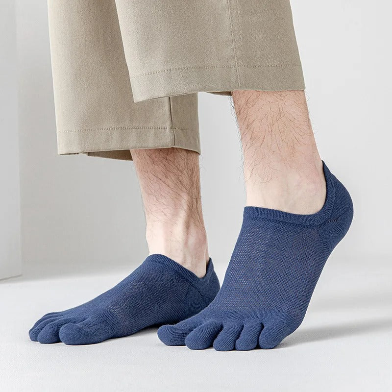 Maxwell Cotton Toe Socks 6-Pack