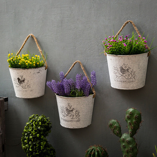 Florence Ivy Wall Flower Bucket