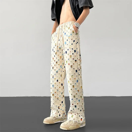 Mosaic Muse Straight-Fit Trousers