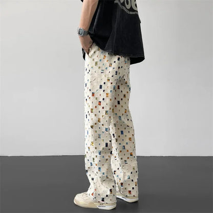 Mosaic Muse Straight-Fit Trousers